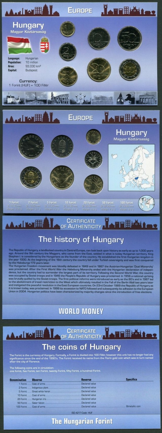 Europe - Hungary Magyar Köztársaság
