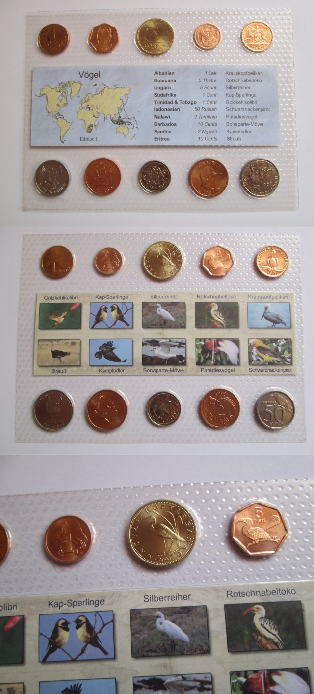 World Coins Vögel