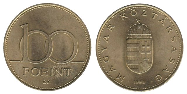 1995-s 100 forintos - (1995 100 forint)