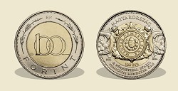 2022-es 100 forintos Pénzmúzeum emlékérme