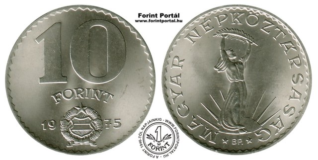 1975-s 10 forintos - (1975 10 forint)