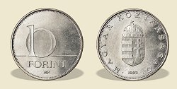 1993-as 10 forintos - (1993 10 forint)