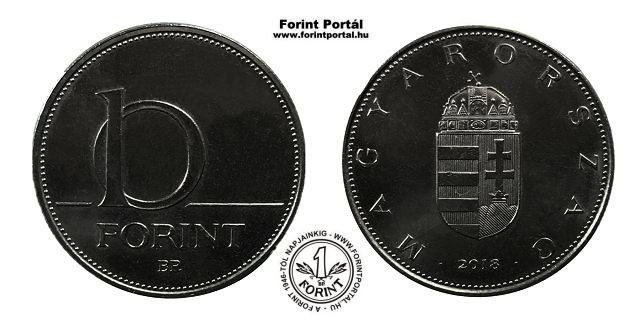 2018-as 10 forintos - (2018 10 forint)