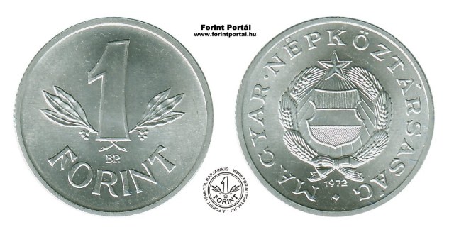 1972-es 1 forintos - (1972 1 forint)