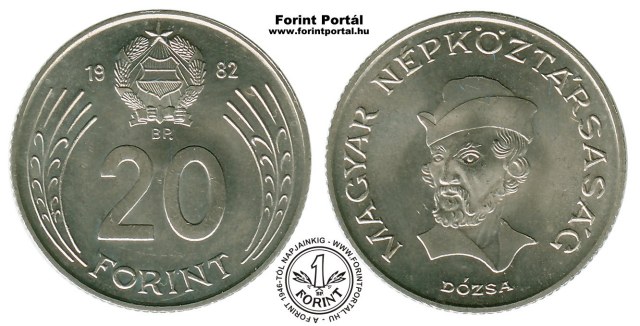 1982-es 20 forintos - (1982 20 forint)