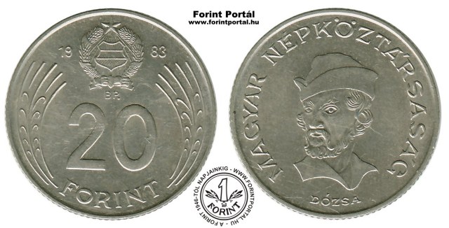 1983-as 20 forintos - (1983 20 forint)