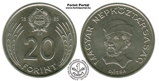 1985-ös 20 forintos - (1985 20 forint)