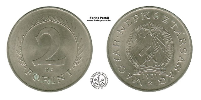 1951-es 2 forintos - (1951 2 forint)