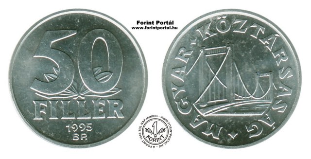 1995-s 50 fillres - (1995 50 fillr)
