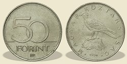 1994-es 50 forintos - (1994 50 forint)
