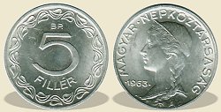 1963-as 5 filléres - (1963 5 fillér)