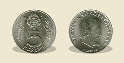 1974-es 5 forintos - (1974 5 forint)