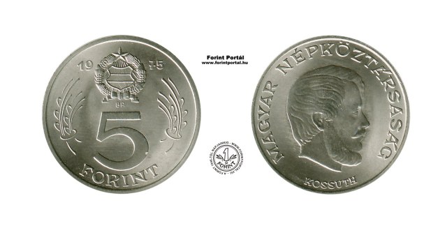 1975-s 5 forintos - (1975 5 forint)