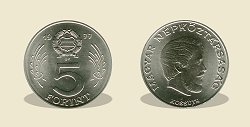 1977-es 5 forintos - (1977 5 forint)