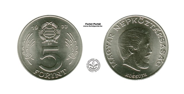 1977-es 5 forintos - (1977 5 forint)