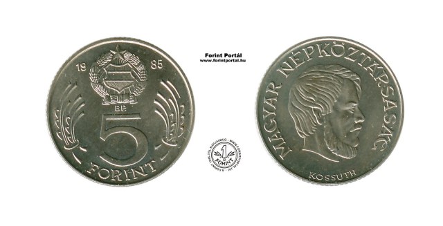 1985-s 5 forintos - (1985 5 forint)