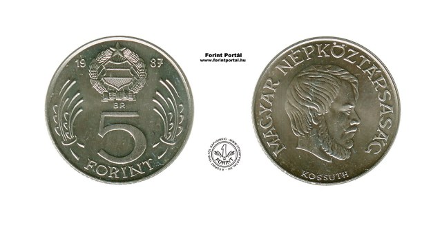 1987-es 5 forintos - (1987 5 forint)