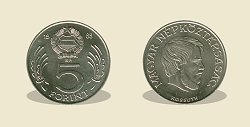 1988-as 5 forintos - (1988 5 forint)