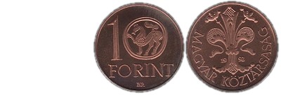 1992-es 10 forint Plyzati meg nem valsult rme