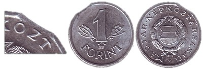 1989-es 1 forint kicspett
