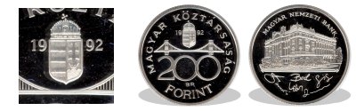 1992-es 200 forint proof tkrveret