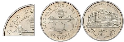 1993-as 200 forint BU próbaveret