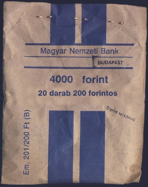1992-es 200 forintos paprtasak - (1992 200 forintos paprzacsk)