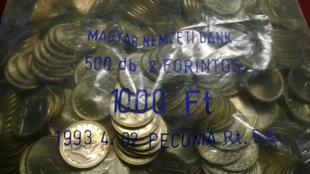 1993-as 2 forintos zsk - (1993 2 forintos zacsk)