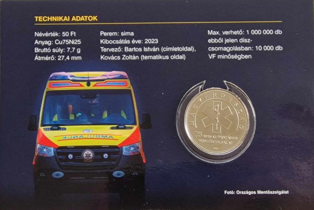 2023. �vi els� napi veret, bliszter 75 �ves az Orsz�gos Ment�szolg�lat