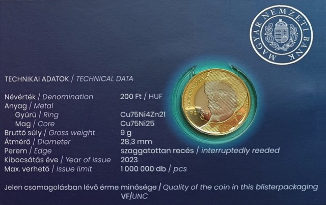 2023. �vi els� napi veret, bliszter Pet�fi S�ndor