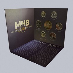 2020. évi dísztokos PROOF forint forgalmi sor MNB Kiválósági ösztöndíj