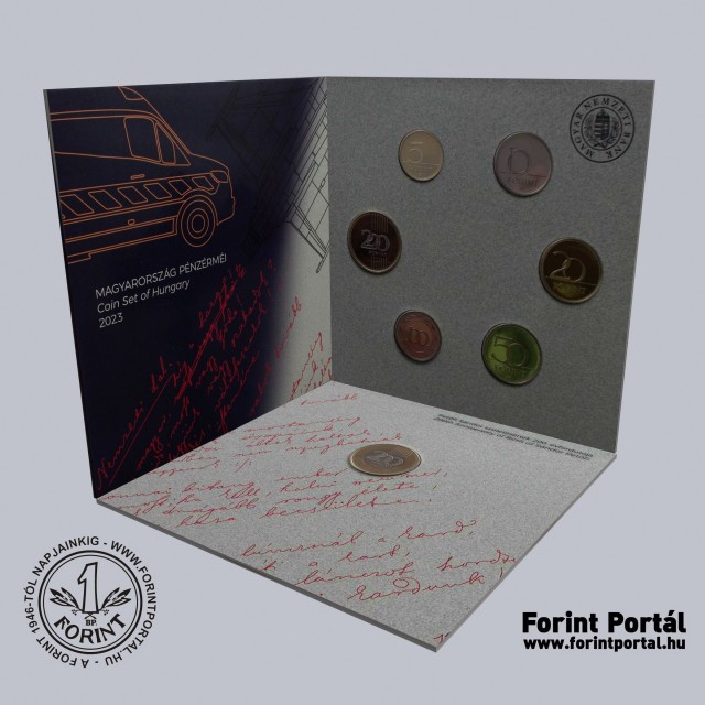 2023. vi dsztokos PROOF forint forgalmi sor Magyarorszg pnzrmi emlkvltozatokkal