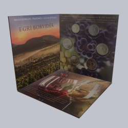 2024. évi dísztokos PROOF forint forgalmi sor Egri borvidék