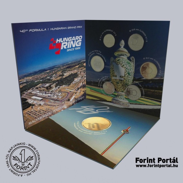 2025. vi dsztokos PROOF forint forgalmi sor 40. Forma1 Magyar nagydij Hungaroring