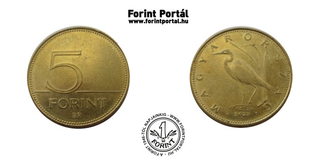 2023-as 5 forintos - (2023 5 forint)