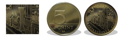 2021-es 5 forint 75 ves a forint  I bet