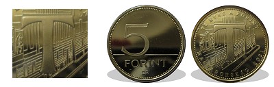 2021-es 5 forint 75 ves a forint T bet