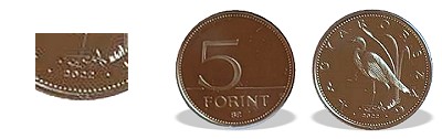 2022-es 5 forint proof tkrveret